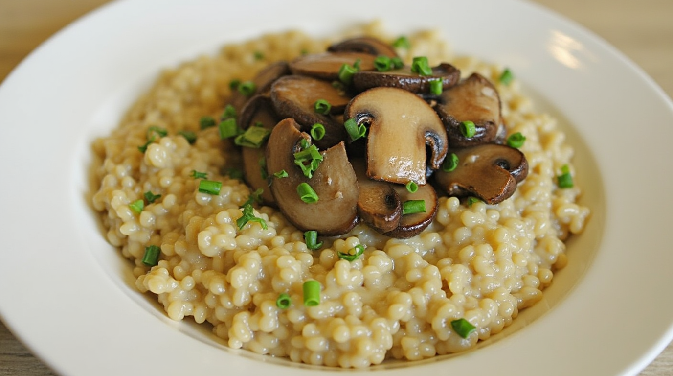 Рижото со печурки