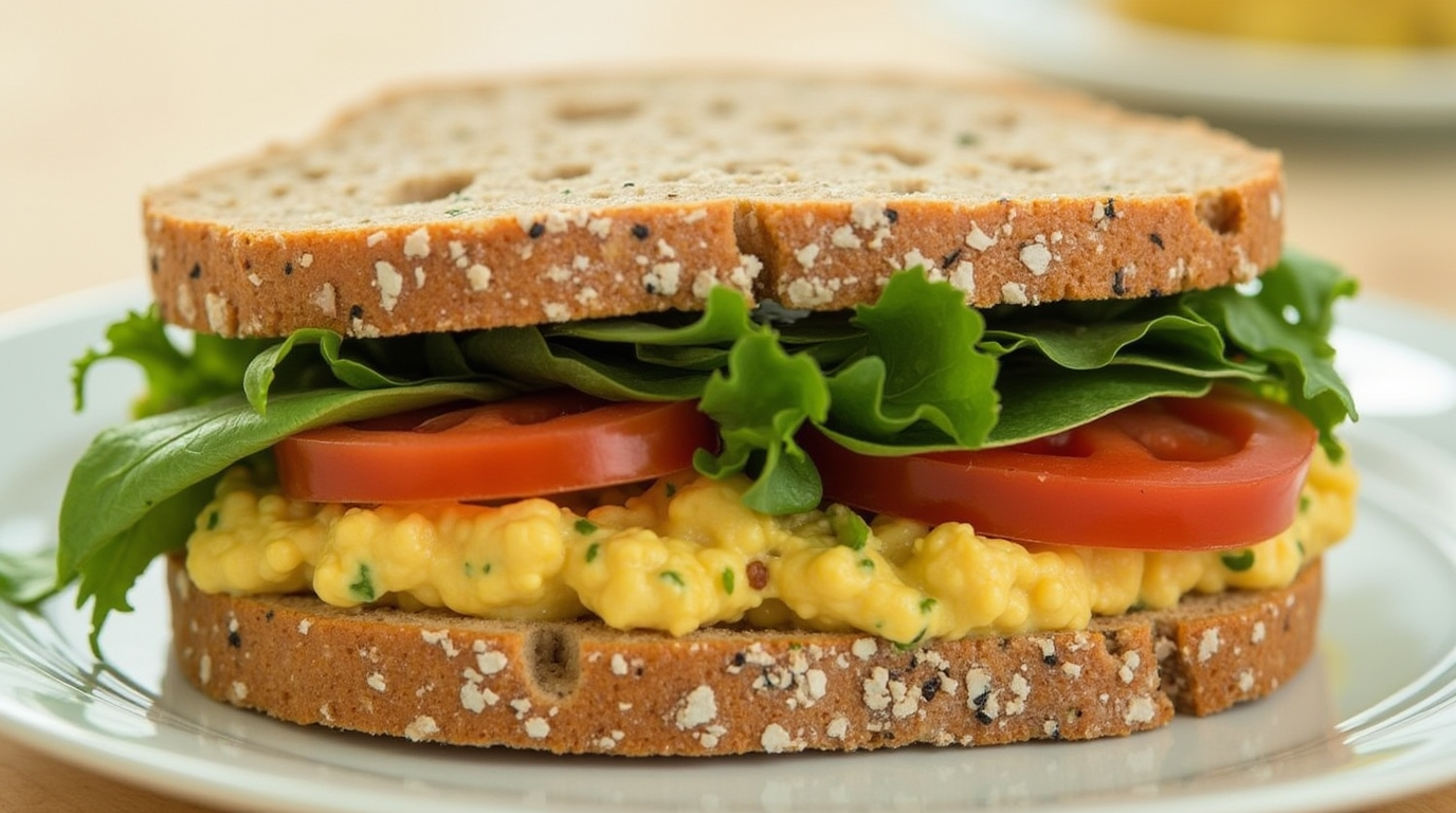 Сендвич со салата од наут