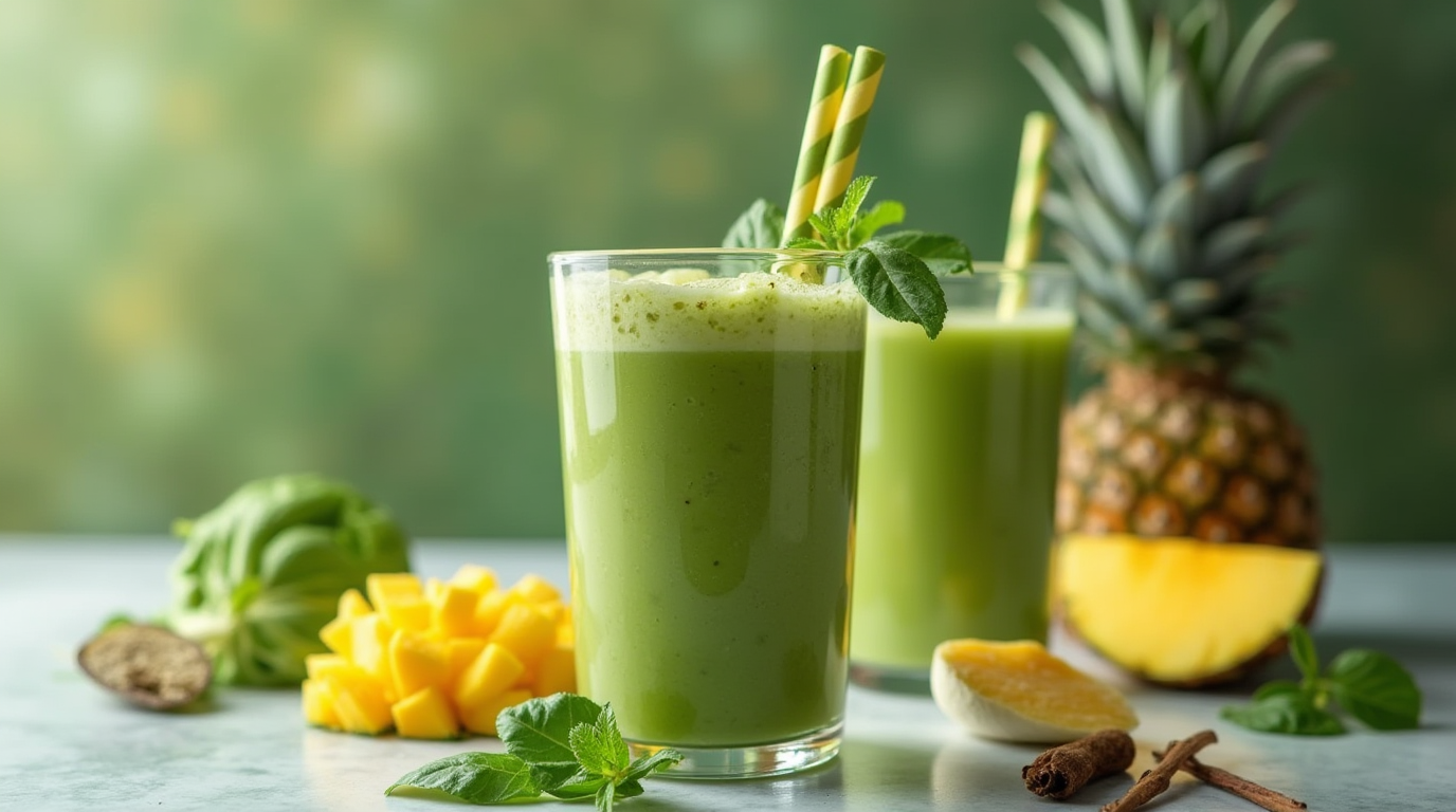 После Тренинг: Тропско Зелен Смути 